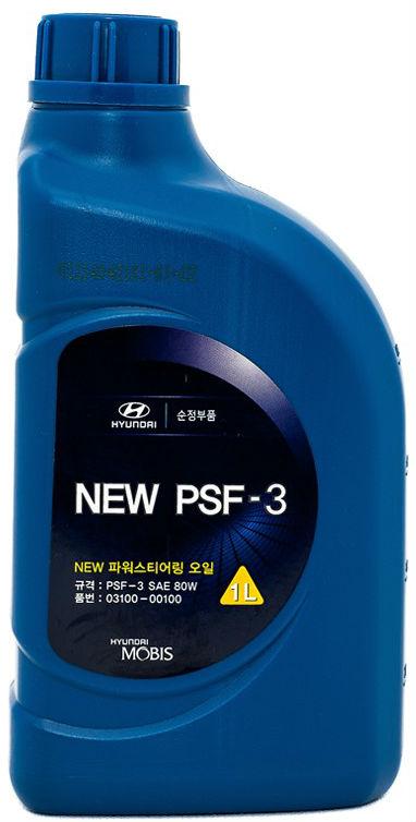 Hyundai (Kia) 03100-00100 Жидкость гур полусинтетическое HYUNDAI/KIA PSF-3 1л